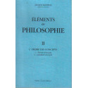 Eléments de philosophie - Tome 2