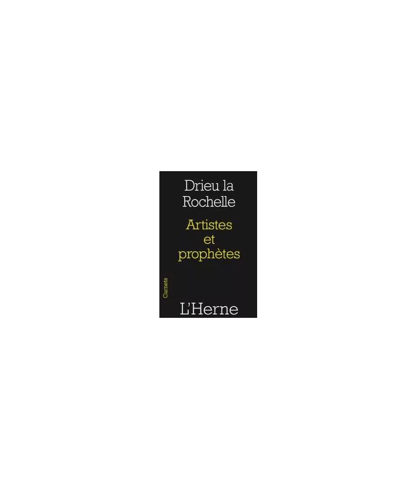 Artistes et prophètes
