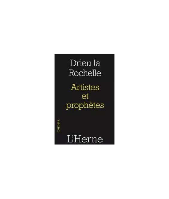 Artistes et prophètes