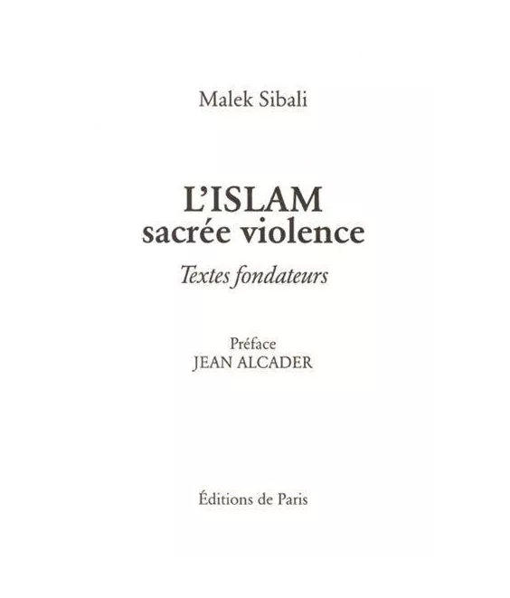 L'Islam sacrée violence.